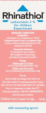Rhinathiol 2% Children Sugar Free